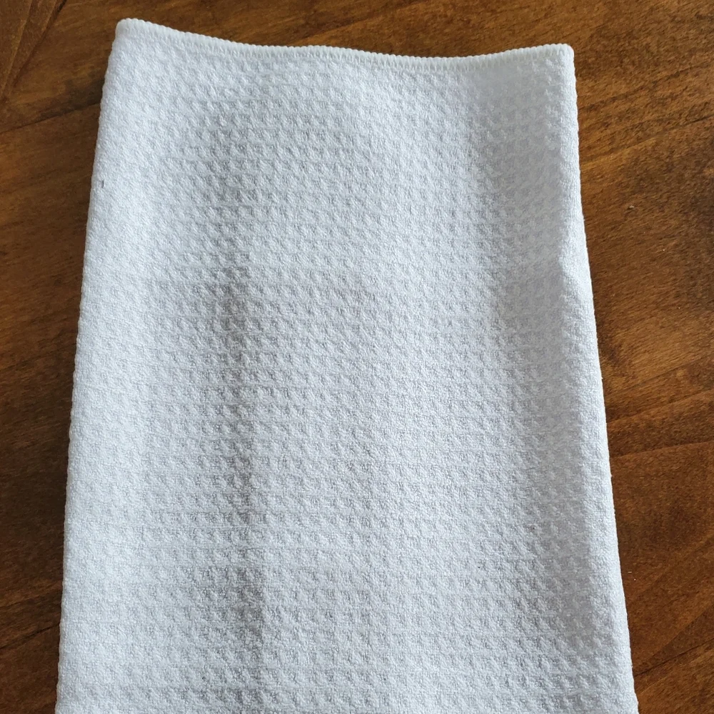 My Kitchen My Rules Waffle Knit Tea Towel